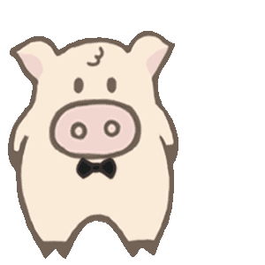 Toto Pig - Adorable Piggy Couple Animated Stickers messages sticker-2