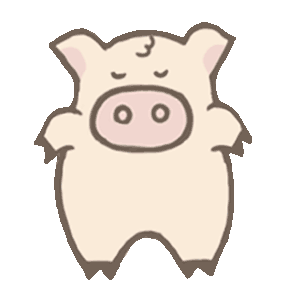 Toto Pig - Adorable Piggy Couple Animated Stickers messages sticker-9