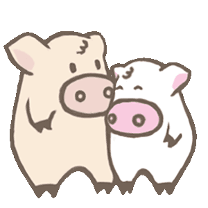 Toto Pig - Adorable Piggy Couple Animated Stickers messages sticker-7