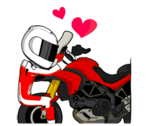 Motorcyclist Life! messages sticker-9