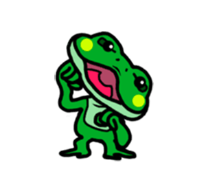 Funny Frog! messages sticker-9