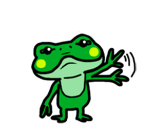 Funny Frog! messages sticker-5
