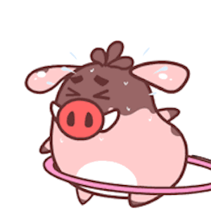 Funny Boar Animated messages sticker-2