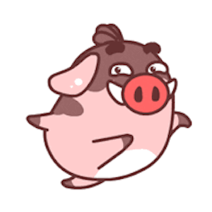 Funny Boar Animated messages sticker-8