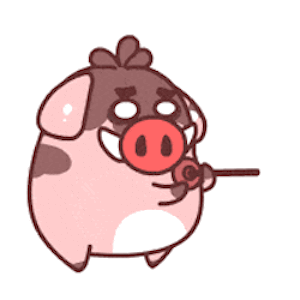 Funny Boar Animated messages sticker-5