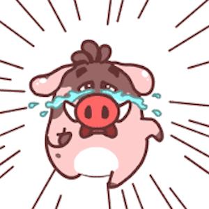 Funny Boar Animated messages sticker-9