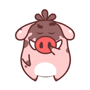 Funny Boar Animated messages sticker-10