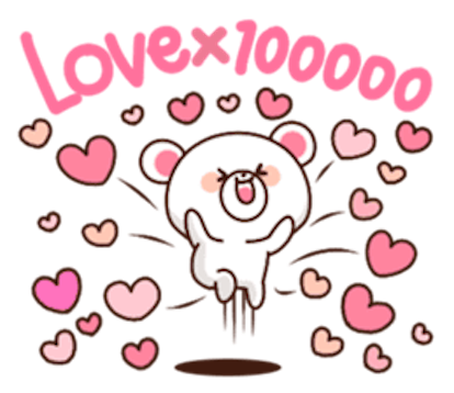 Sweety Bear messages sticker-1