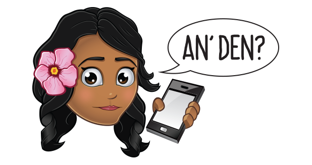 Pidginmoji - Wahine Stickers messages sticker-6
