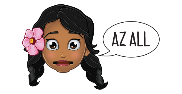 Pidginmoji - Wahine Stickers messages sticker-9