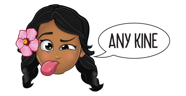 Pidginmoji - Wahine Stickers messages sticker-7