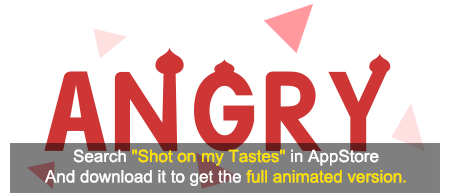 Shot On My Taste, Light messages sticker-1