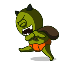 Cyclop Emoji messages sticker-8