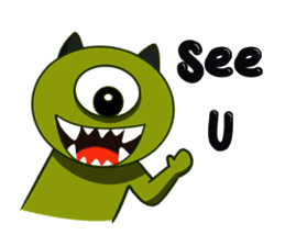 Cyclop Emoji messages sticker-5