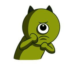Cyclop Emoji messages sticker-7