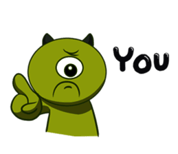 Cyclop Emoji messages sticker-11