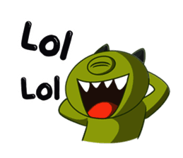 Cyclop Emoji messages sticker-6