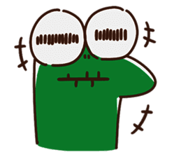 Big Eyed Frog messages sticker-6