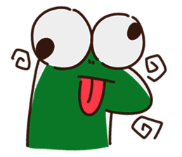 Big Eyed Frog messages sticker-9