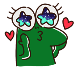 Big Eyed Frog messages sticker-3