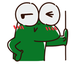 Big Eyed Frog messages sticker-5