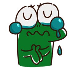 Big Eyed Frog messages sticker-11
