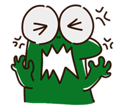 Big Eyed Frog messages sticker-2