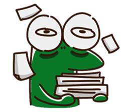Big Eyed Frog messages sticker-7
