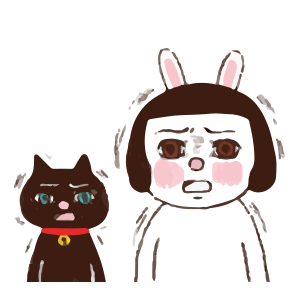 Cool girl Rabbitami messages sticker-9