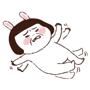 Cool girl Rabbitami messages sticker-7
