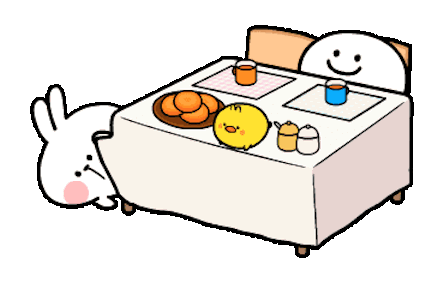 Happy Rabbit and Friend Animated messages sticker-11