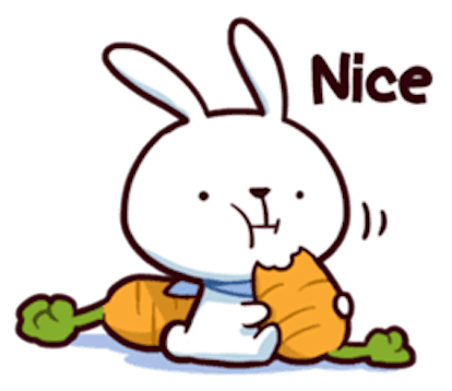 Cool Little Rabbit messages sticker-3