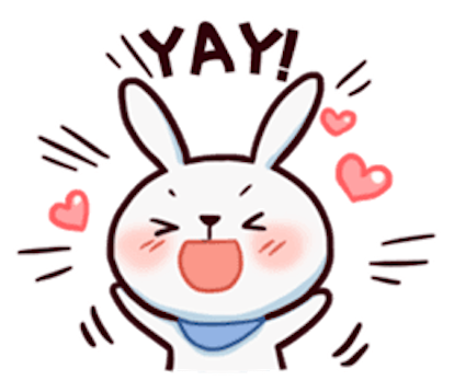 Cool Little Rabbit messages sticker-4