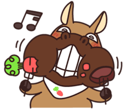Funny Donkey messages sticker-1