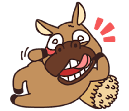 Funny Donkey messages sticker-2