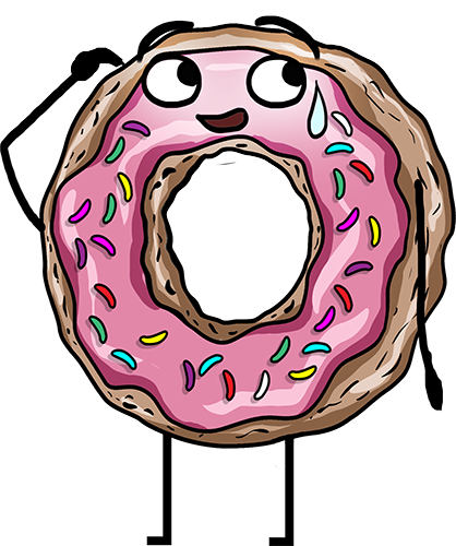 Donuts - Cute stickers messages sticker-5
