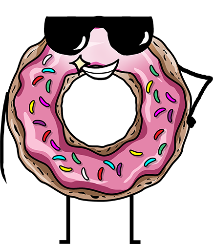 Donuts - Cute stickers messages sticker-1