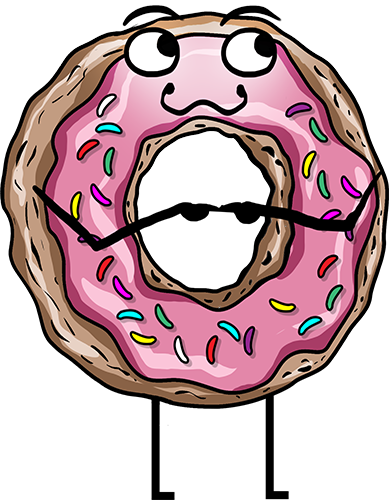 Donuts - Cute stickers messages sticker-3