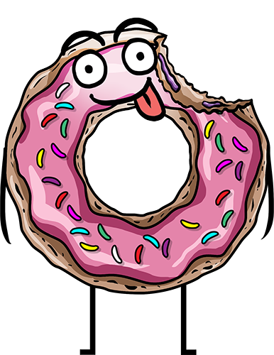 Donuts - Cute stickers messages sticker-0