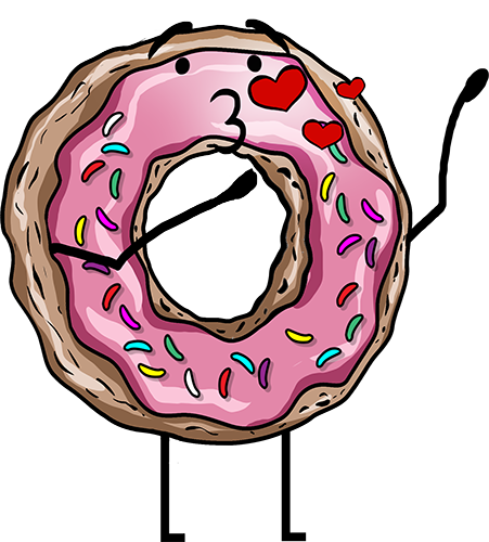 Donuts - Cute stickers messages sticker-11