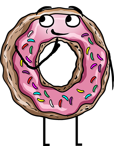 Donuts - Cute stickers messages sticker-2