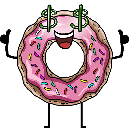 Donuts - Cute stickers messages sticker-8