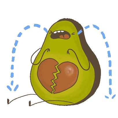Avocado Stickers messages sticker-9