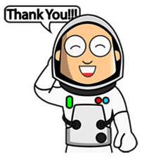 Astronaut Emoji messages sticker-1