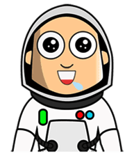 Astronaut Emoji messages sticker-6