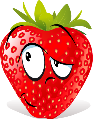 Strawberry SP emoji messages sticker-5