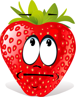 Strawberry SP emoji messages sticker-2