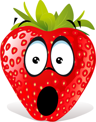 Strawberry SP emoji messages sticker-9