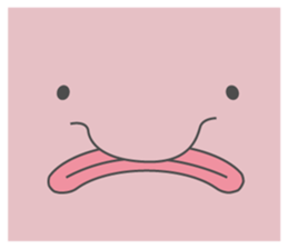 Blobfish The Ugliest Animal Sticker messages sticker-0