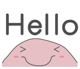 Blobfish The Ugliest Animal Sticker messages sticker-2
